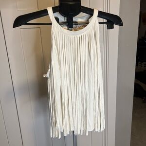 Idyllwind Women's Ivory fringe Tank Top